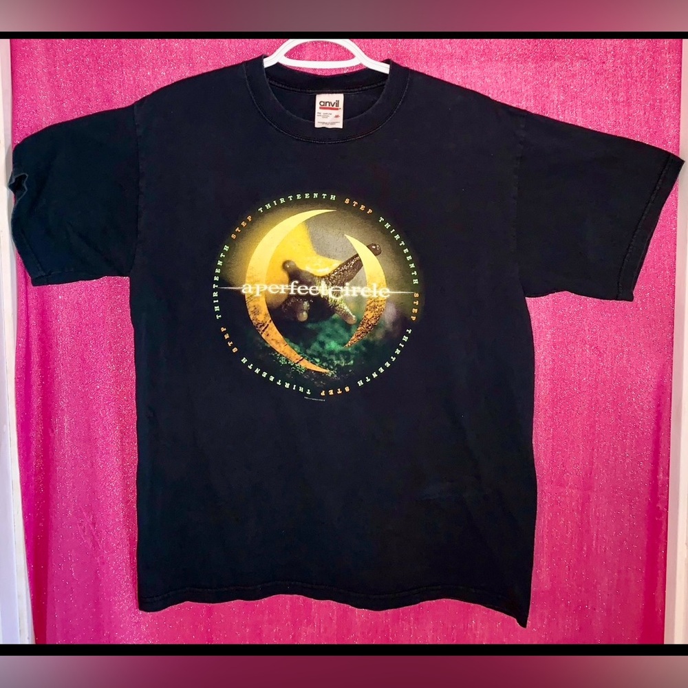 Rare Vintage A PERFECT CIRCLE 2003 Thirteenth Step Tour Shirt Excellent Size M - Picture 4 of 8